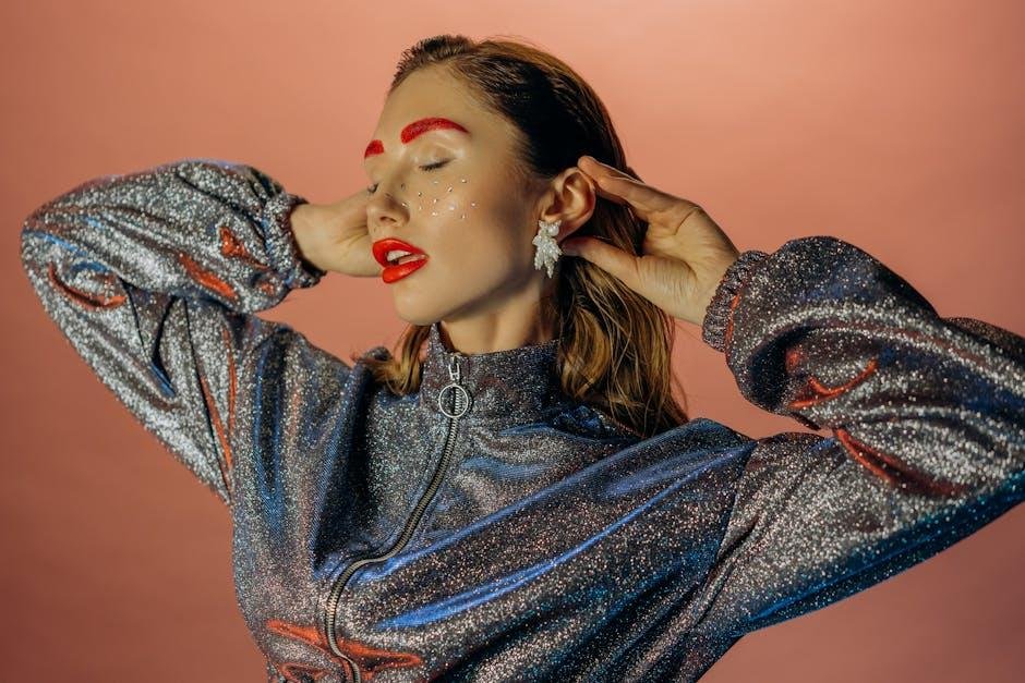Nailing the Balance: pairing Metallic Eyes with Flawless Skin and lip Looks